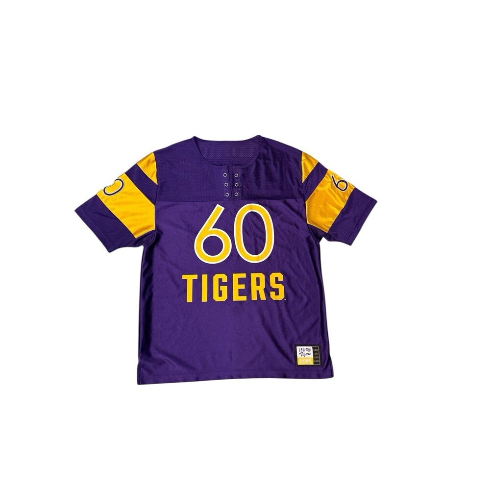 Victoria's Secret Purple and Yellow '60 Tigers' Jersey Top